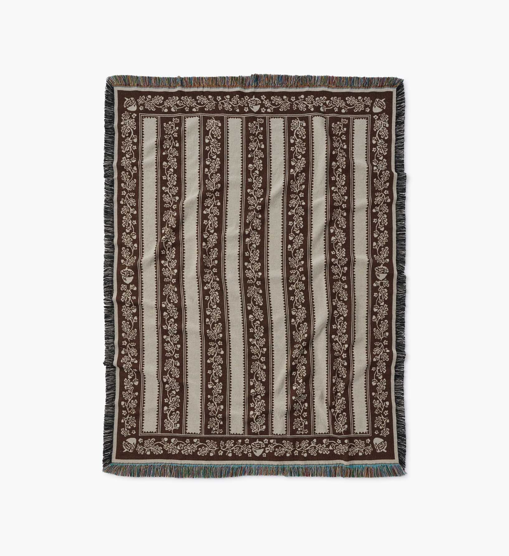 Woven Blanket - Acorns